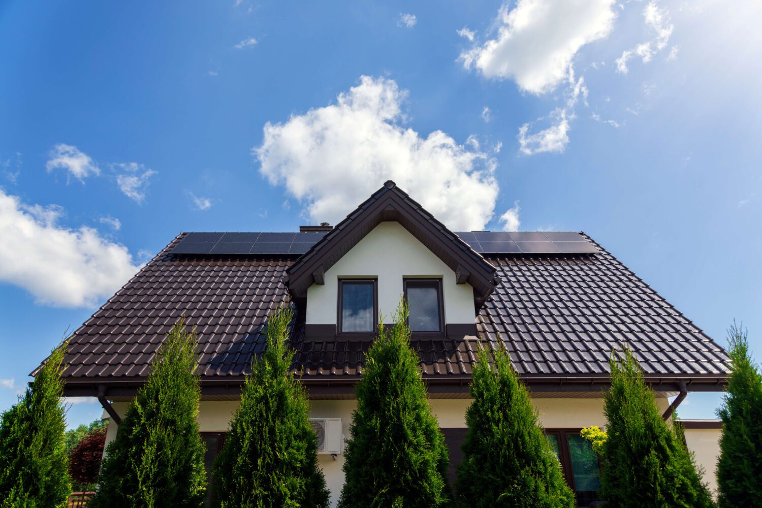 Roof destroyed by Hurricane