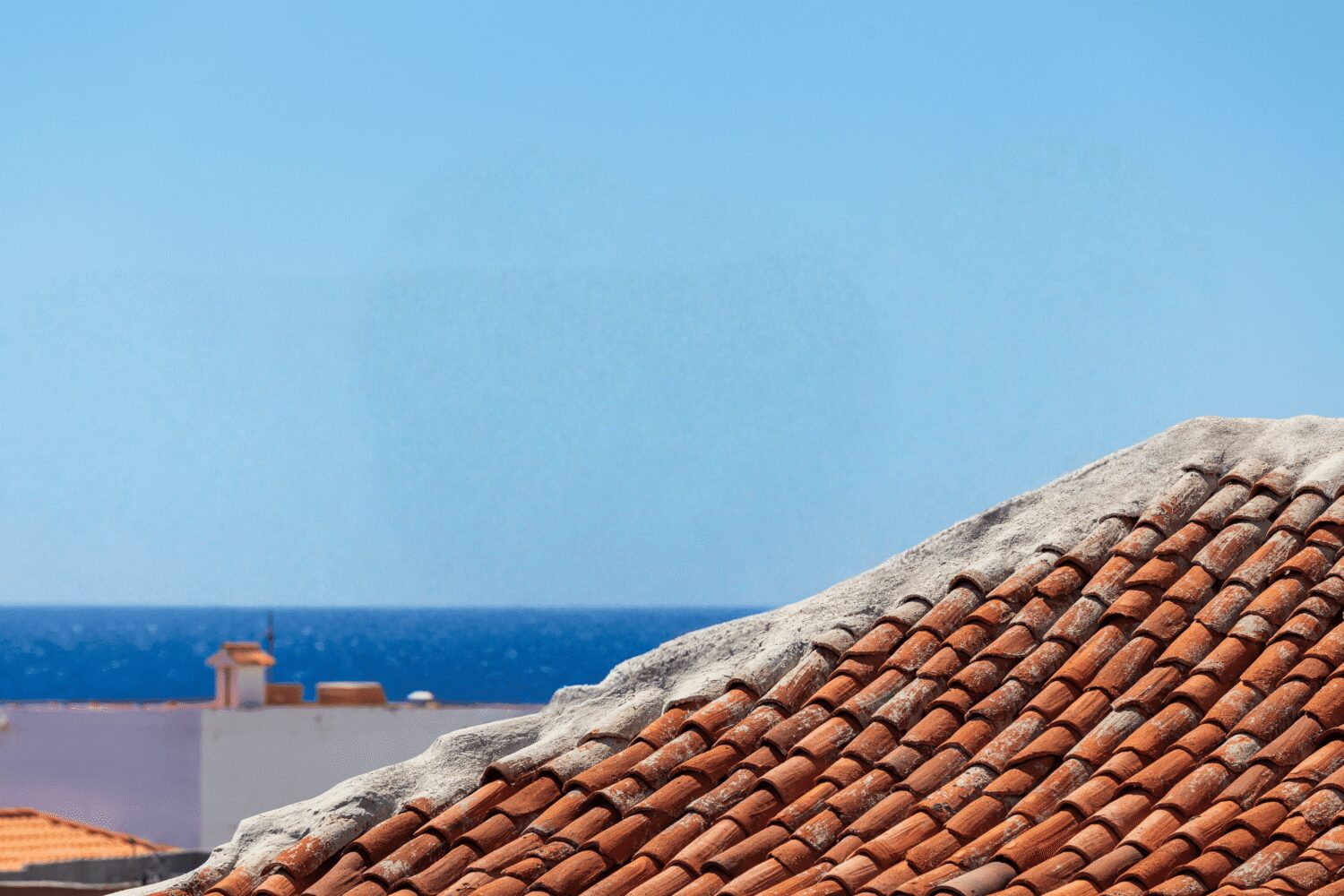 Roof destroyed by Hurricane